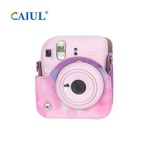 Sac à bandoulière à motif dégradé pour caméra <span class=keywords><strong>Instax</strong></span> cloud, étui de protection PU sac de rangement pour caméra pour fujifilm <span class=keywords><strong>instax</strong></span> <span class=keywords><strong>mini</strong></span> 12 - Product Image 6