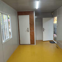 Casa Contenedor Modular Desmontable de 20 pies, Casa Prefabricada Portátil con Baño para Dormitorio de Una Habitación
