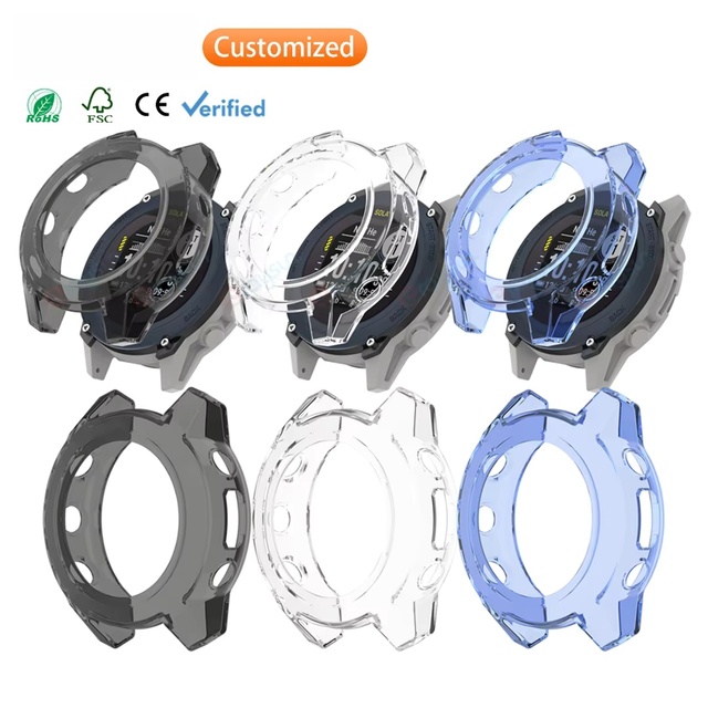TPU Case for Garmin Descent G2/G1/Solar/Letel Watch-HUANLONG Brand Whole Surrounding Replacement Protective Cover