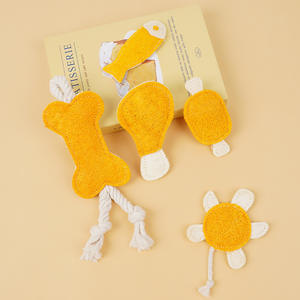 Giocattolo per animali domestici in spugna di luffa naturale, popolare teaser per gattini, aiuto per la dentizione e divertenti accessori per animali domestici. - Product Image 1