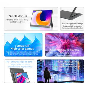 Monitor Portátil con Pantalla Táctil de 11.6, 14, 15.6 y 18.5 Pulgadas, Conexión Tipo C y Pantalla IPS FHD de 100Hz para Laptop y Oficina Móvil - Product Image 3