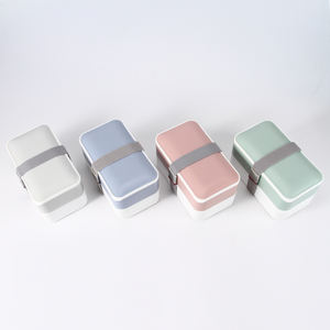 Snailan — boîtes à Lunch anti-fuite, Bento hertique de haute qualité, contenant <span class=keywords><strong>pliable</strong></span> en plastique, Double couche, meilleure vente - Product Image 5