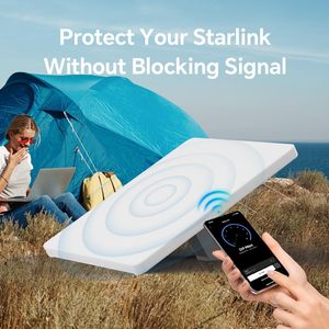 Housse de protection pour Starlink Mini, portable, antichoc, <span class=keywords><strong>étanche</strong></span>, résistante aux intempéries, couleur blanche, étui de protection en silicone pour l'<span class=keywords><strong>extérieur</strong></span> - Product Image 4