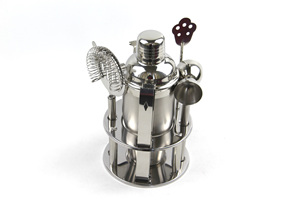 Workpro — kit de mélangeur de cocktails, outil de mixeur pour barmen, triton, <span class=keywords><strong>shaker</strong></span> en acier inoxydable - Product Image 4