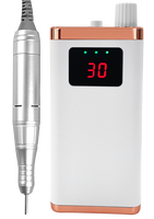 IBelieve Professional 30000rpm, logo personnalisé, rechargeable, sans fil, puissant, rose gold, ABS, moteur brossé, perceuse à ongles électrique carrée