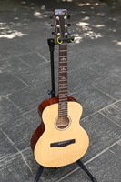 Guitare acoustique en bois massif Alston, prix d'usine, 36 pouces, petite taille, guitare de voyage, épicéa massif et acajou, finition brillante DS-40M