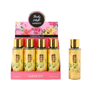 Flower Scent Long Lasting Customized Women Body Mist and Spray Perfume for Women 250ML Supplier Manufacturer