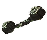 Jouet à mâcher en corde pour chiens, en coton et polyester épaissis, de luxe, fait main, pour usage intérieur et extérieur, taille S