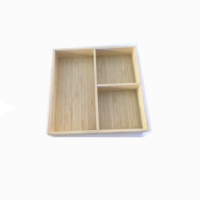 Tiroirs en bambou sous table, boîtes de rangement compartimentées, meubles de salle à manger écologiques, design moderne, durables et faciles à nettoyer
