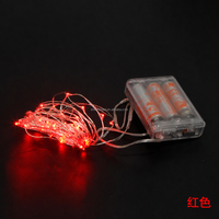 IP65-zertifizierte LED-Batteriebox mit Kupferdraht-Lichterkette und manuellem Schalter für Dekorationen