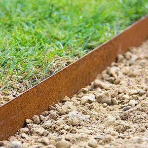 Bordure de jardin moderne en acier corten écologique Gnee avec protection de mur de soutènement, hauteur de 6 pieds pour l'aménagement paysager - Product Image 3