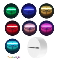 Support de lampe LED Base de lampe 3D Illusion Anime Acrylique Base de lampe LED de nuit