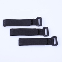 FALADI Sangle auto-adhésive écologique résistante à la chaleur en polyester/nylon pour caméra embarquée de voiture, fixation pour rétroviseur, boucle auto-agrippante double