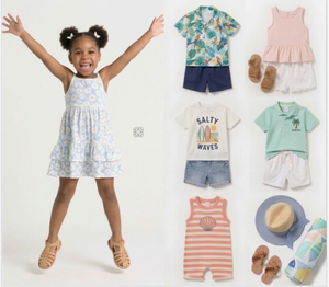 Ropa Infantil de Verano Vibrante y Adorable, Envío Mixto por Caja, Mezcla Aleatoria, MOQ Bajo para Pedidos Pequeños - Product Image 1
