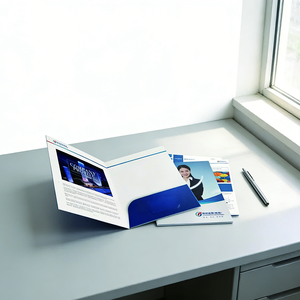 ขายตรงจากโรงงาน แฟ้มกระดาษแบบซอง พิมพ์ CMYK เคลือบฟิล์ม ปรับแต่งได้ตามต้องการ ขนาด A4 โลโก้สั่งทำ - Product Image 1