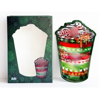 Sacs Mylar en stock, prix de gros, sacs découpés sur mesure, boîtes et sacs de forme irrégulière résistants aux UV, emballage Mylar 0,123 oz, sacs à crème glacée avec boîtes