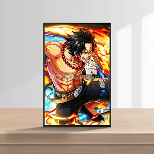 Affiche de vente chaude affiche d'anime lenticulaire impression 3D affiche d'impression d'art mural