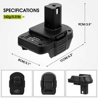 Adaptateur de batterie de qualité fiable MT20RNL 18V Lithium-ion pour convertir les outils de perceuse sans fil 18V