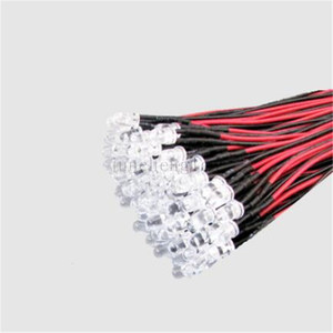 Ampoule Diode 10mm lampe Led pré-Led économie d'énergie 20cm DC12V 5 couleurs Ce 5 pièces émission filaire - Product Image 2