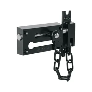 Master con chiavistello a catena porta 36 unità, finitura nera, HERMEX - Product Image 1