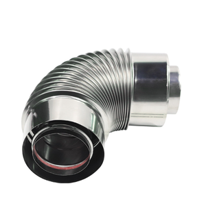 Tuyau d'évacuation en acier inoxydable 304, poêle à bois massif, en acier inoxydable, pour la cuisine, cheminée, poêle, chaudière - Product Image 4