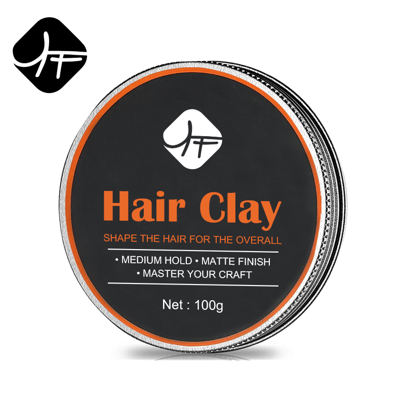 Hair Products Custom Private Label and Wholesale Vegan Organic Men's Grooming Matte Wax Hair Clay