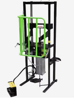 Compresseur à ressorts pneumatique 120-180 PSI avec pédale, pinces réglables et protection de sécurité pour garage et atelier