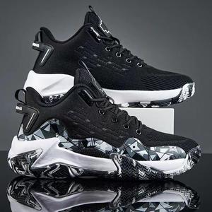 Scarpe da Basket Alte <span class=keywords><strong>Blu</strong></span> da <span class=keywords><strong>Uomo</strong></span>, Alta Elasticità e Traspirabilità, Nuovo Design per Primavera, Inverno e Autunno - Product Image 6