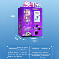 Máquina Impresora de Carcasas para Teléfonos Móviles con Pantalla Táctil Inteligente OEM ODM, Máquina Expendedora Automática para Carcasas Personalizadas