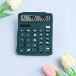 Calculadora para estudiantes Dx837 de 12 dígitos, energía solar dual, calculadora de uso general para oficina, escuela y negocios. - Product Image 5