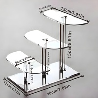 Présentoir à lunettes en acrylique direct usine, support surélevé personnalisé à 2-4 niveaux pour lunettes de soleil, organisateur de lunettes transparent durable pour opticien