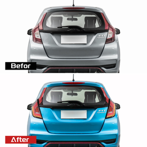 AURON para Honda Fit 2014-2020, Luces Traseras LED Rojas, Nuevo Material ABS, 12V 25W, Actualización Retrofit, Luces de Marcha/Freno/Reversa - Product Image 4