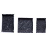 Plateau de service en marbre en pierre naturelle OEM, assiette à bijoux, terrazzo, plateau de salle de bain, plateau pour articles de toilette d'hôtel