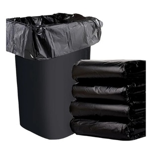 Household High Quality Plastic Big 50L 80L 100L 120L 240L Heavy Duty Black Trash Bag Contractor Garbage Bin Liner