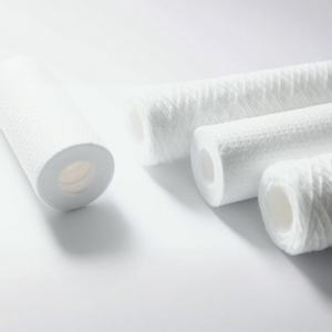 Gradient Pore Structure 63 mm High Dirt Capacity Polypropylene Yarn String Wound Filter Cartridge For <b>Animal</b> <b>Oil</b> Filtration - Product Image 1