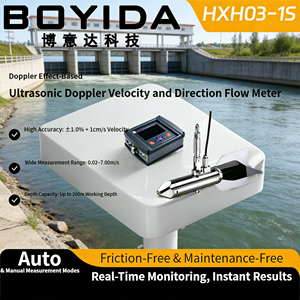 HXH03-1S High Accuracy Ultrasonic Doppler Velocity &amp; Flow Direction Instrument (with Depth <strong>Measurement</strong>)(Data <strong>Calibration</strong>) - Product Image 1