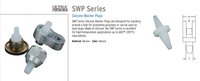 Nouvelles mèches d'étanchéité en silicone Caplugs série SWP-140-250-180 à double embout pour usage industriel, découpe, masquage et mise à la terre des trous en caoutchouc