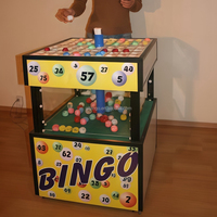 Máquina de Bingo con Pantalla Digital, Consola de Juego de Bingo Eléctrica para 75/90 Bolas, Ideal para Reuniones y Promociones