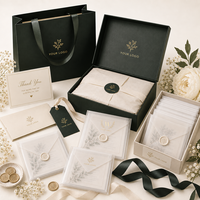Invitation de mariage en acrylique transparente avec dorure à chaud, design personnalisé, découpe laser de luxe, enveloppe, emballage pour fête prénuptiale, solution OEM