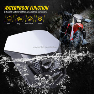 Faro LED para Motocross <span class=keywords><strong>Enduro</strong></span> para <span class=keywords><strong>Honda</strong></span> XR CRF MTX XLR 250 <span class=keywords><strong>450</strong></span>, Faro Delantero LED con Luces de Posición Blancas - Product Image 5