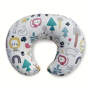 Almohada Ergonómica para Lactancia Materna con Funda de Algodón Extraíble y Relleno Firme y Transpirable - Product Image 4