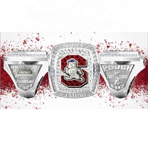 Anelli del campionato mondiale di pallacanestro personalizzati con placcatura nera realizzati In cina anello In argento personalizzato all'ingrosso - Product Image 6