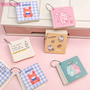 Libro de dibujos animados de hierro para <span class=keywords><strong>estudiantes</strong></span>, libro de palabras en blanco, Inglés, oficina, aprendizaje, portátil, hoja suelta, 2952 - Product Image 3