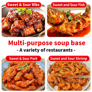 Salsa Agridulce Comercial para <span class=keywords><strong>Costillas</strong></span> <span class=keywords><strong>de</strong></span> Cerdo, Salsa para Filetes, Salsa para Carne al Olla <span class=keywords><strong>de</strong></span> Restaurante, Venta al por Mayor - Product Image 4