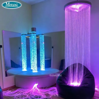 Lumière suspendue en forme de cascade à fibres optiques pour salle multisensorielle, stimulation visuelle pour enfants autistes, thérapie Snoezelen