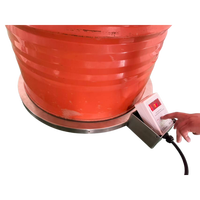 Trommelboden-Edelstahlheizung, 230 V, 800 W, schnelles Aufheizen, einstellbarer Temperaturregler, 1–90 °C, energiesparendes Heizelement