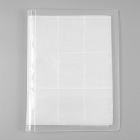 Protège-cartes transparent en PP avec classeur à 9 pochettes pour cartes de jeu, album de collection pour collectionneurs