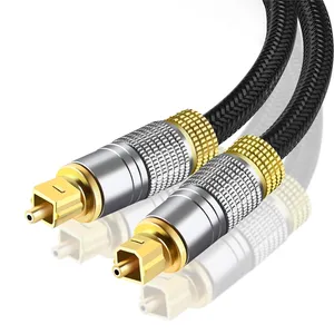 Hot Digital Optical Audio Toslink Cable SPDIF Fiber Speaker Wire for HIFI Video card DVD TV DTS Dolby 5.1 7.1 Audio amplifier