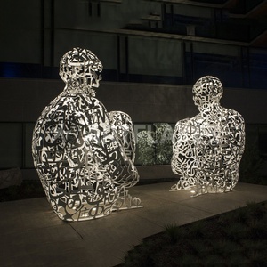 Personnalisable Moderne Extérieur En Métal Abstrait Disparaître Figure Statue Grand En Acier Inoxydable Abstrait Disparaître Figure Statue Sculptures - Product Image 3