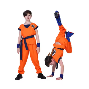 Costume d'anime pour enfants, déguisement de <span class=keywords><strong>Goku</strong></span>, costume de roi singe pour garçons, costume d'Halloween, ensemble complet - Product Image 3